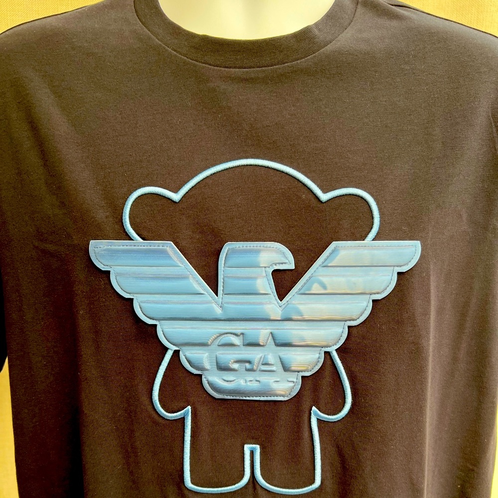 New Men’s “Emporio Armani” Navy Tee Shirt